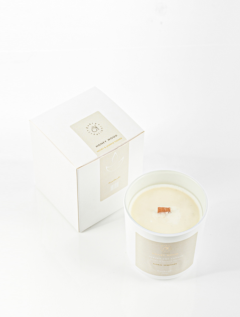 Φυτικό κερί σόγιας - Μέλι & Γιασεμί - Image 2