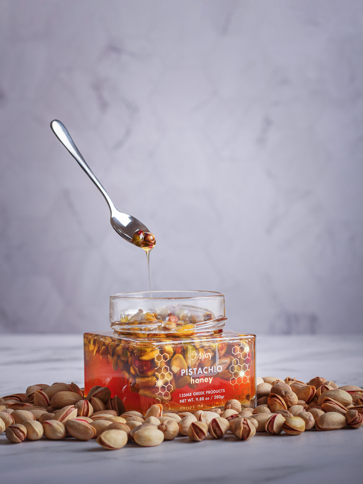 Μέλι ανθούς πορτοκαλιάς; Φυστίκι Αιγίνης - Image 2